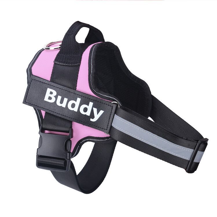 Personalized No-Pull Dog Harness – Reflective, Adjustable, Breathable Vest with Custom Patch