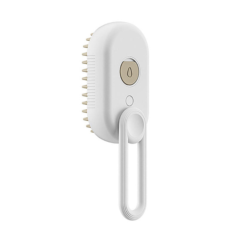 3-in-1 Cat & Dog Steam Brush – Electric Pet Grooming Comb with Spray & Hair Removal