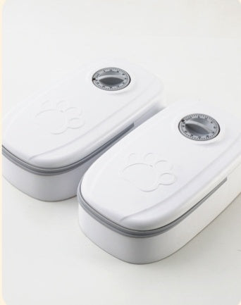 Automatic Pet Feeder with Timer – Smart Food Dispenser for Dogs & Cats, Stainless Steel Bowl