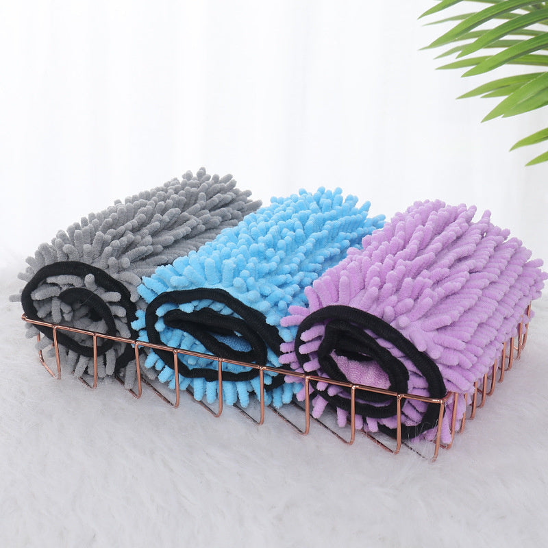 Super Absorbent Dog & Cat Bath Towel – Quick-Dry Microfiber Pet Bathrobe