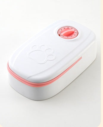 Automatic Pet Feeder with Timer – Smart Food Dispenser for Dogs & Cats, Stainless Steel Bowl